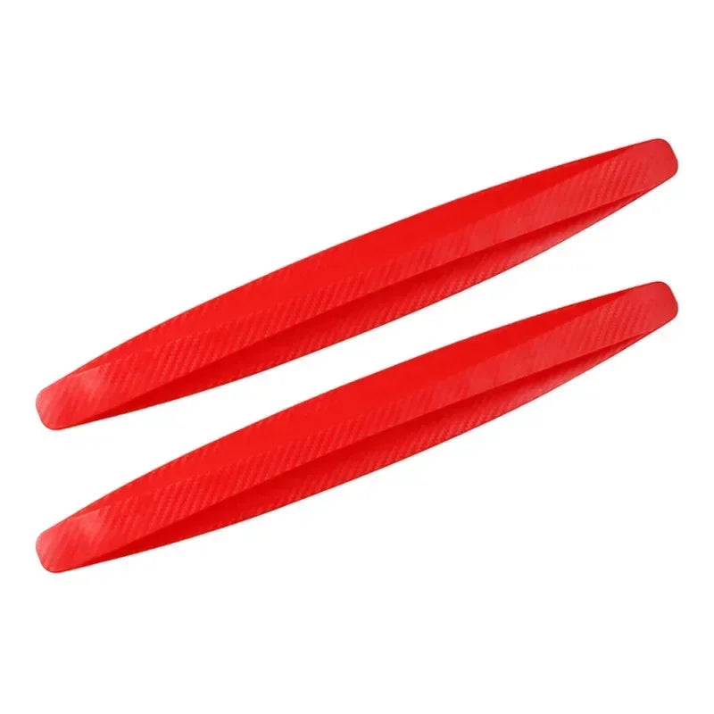 2/4PCS Car Universal Front and Rear Bumper Protector Rubber Bumper Cover Protective Lip Strip Bumper Decoration Strip