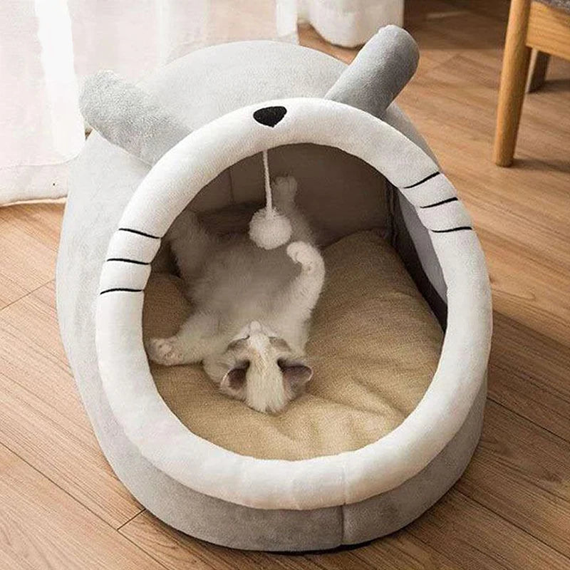 Get Ready for Cuddle Time: The Deep Sleep Cartoon Pet Bed - Your Furry Friend's Cozy Hideaway!