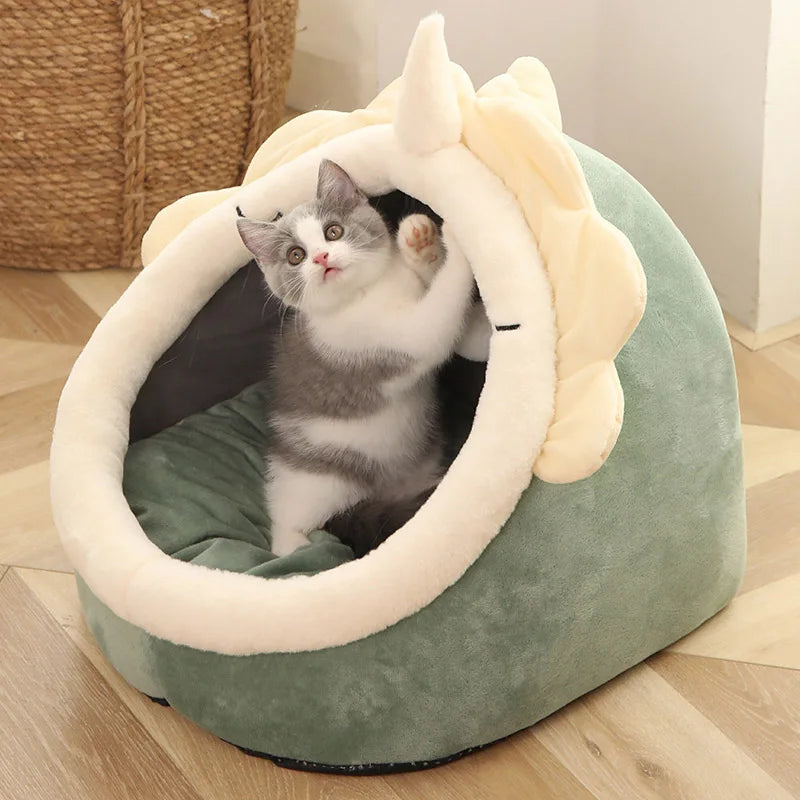 Get Ready for Cuddle Time: The Deep Sleep Cartoon Pet Bed - Your Furry Friend's Cozy Hideaway!