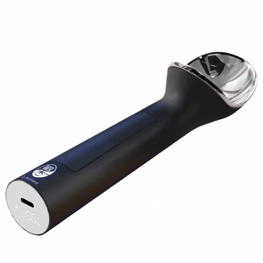 Heated Electric Ice Cream Scoop with LED Display - Rechargeable and Effortless Scooping, Ideal Gift for Ice Cream Enthusiasts