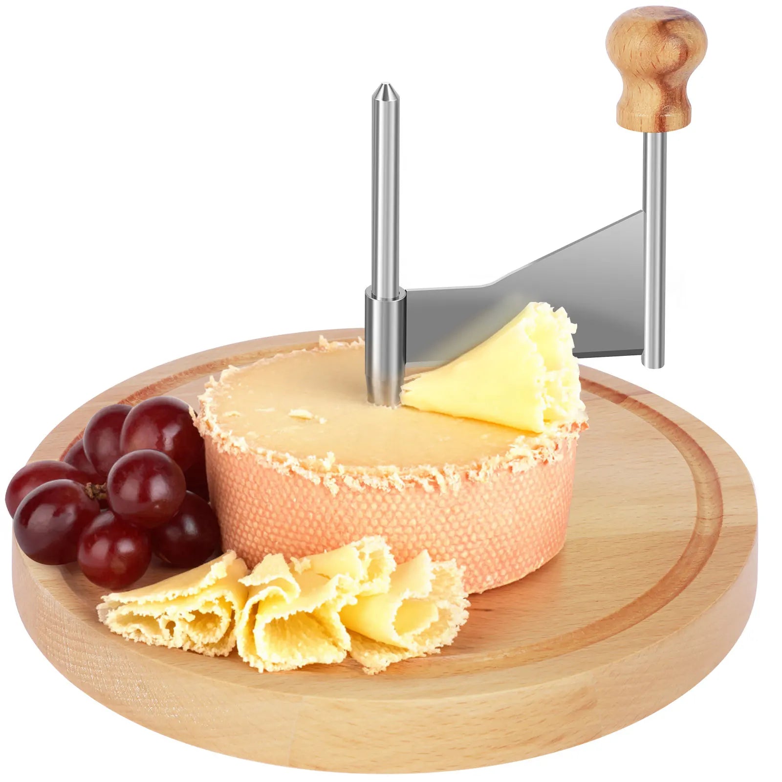 Stainless Steel Cheese Curler and Shaver - Handheld Grater for Cheese, Butter, and Chocolate in the Kitchen