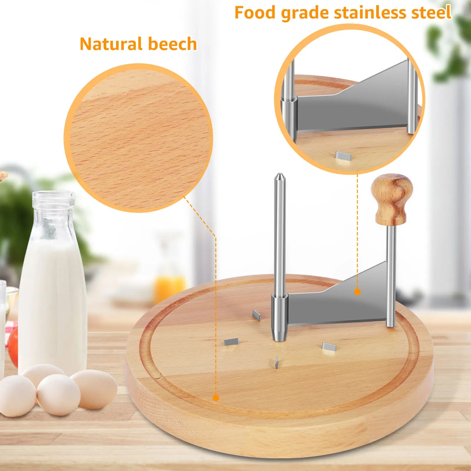 Stainless Steel Cheese Curler and Shaver - Handheld Grater for Cheese, Butter, and Chocolate in the Kitchen