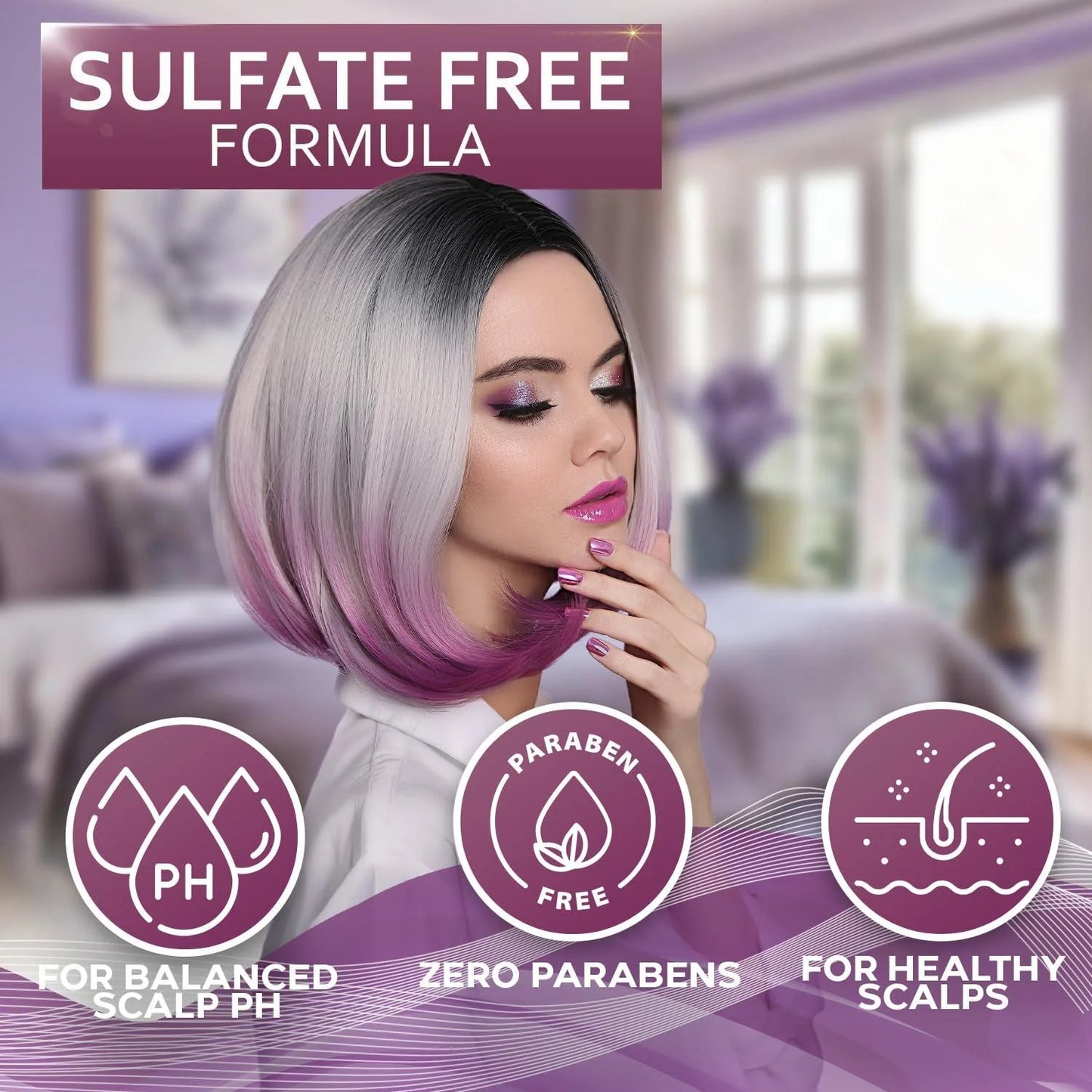 Color Safe Shampoo and Conditioner Set for Protecting Dyed and Treated Hair