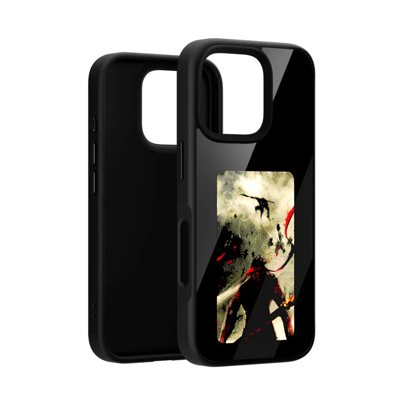 Smartphone Cases with NFC Functionality for iPhone 13, 15, and 16 Pro Max - E Ink Screen for DIY Wireless Transmission and Screen Projection