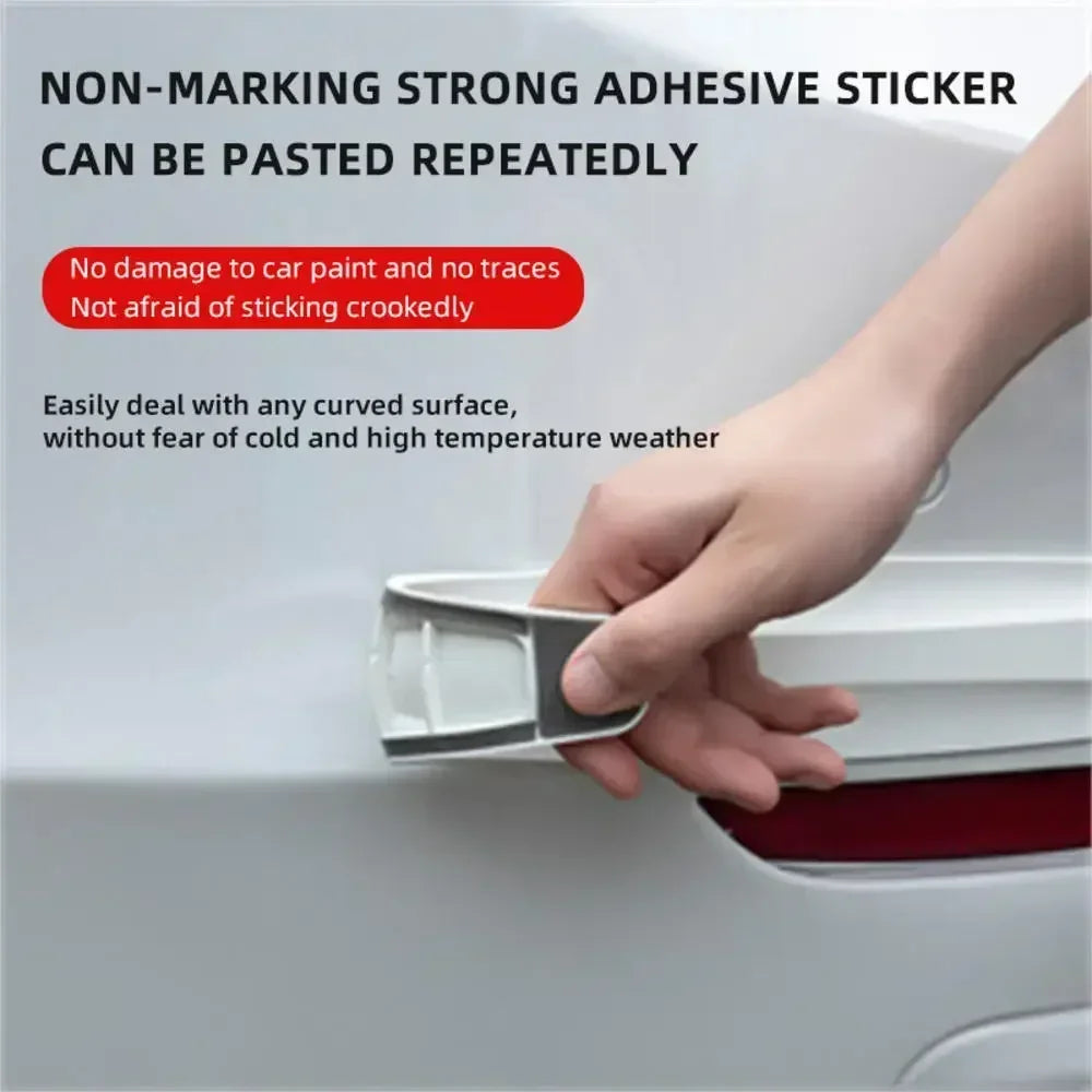 2/4PCS Car Universal Front and Rear Bumper Protector Rubber Bumper Cover Protective Lip Strip Bumper Decoration Strip